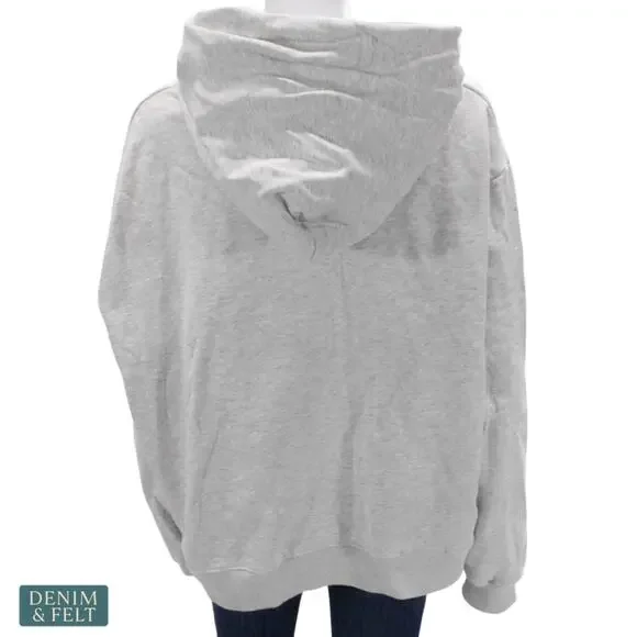 PARKE American Flag Cozy Hoodie Oversized Coastal Americana Lounge Pullover - Picture 4 of 12